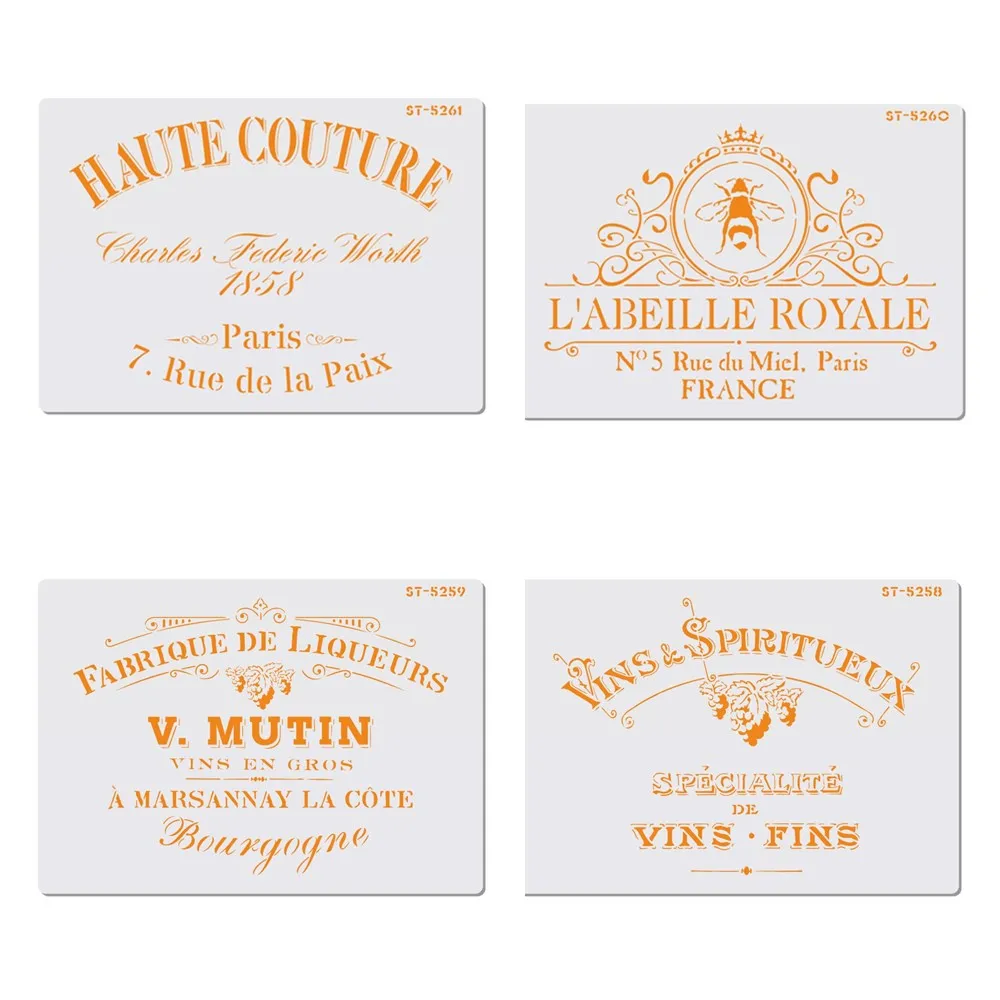 ロイヤルデザイン 言葉ステンシル壁用絵画ケーキデコレーションフォンダンツールカップケーキベーキングツール Cake Molds Aliexpress