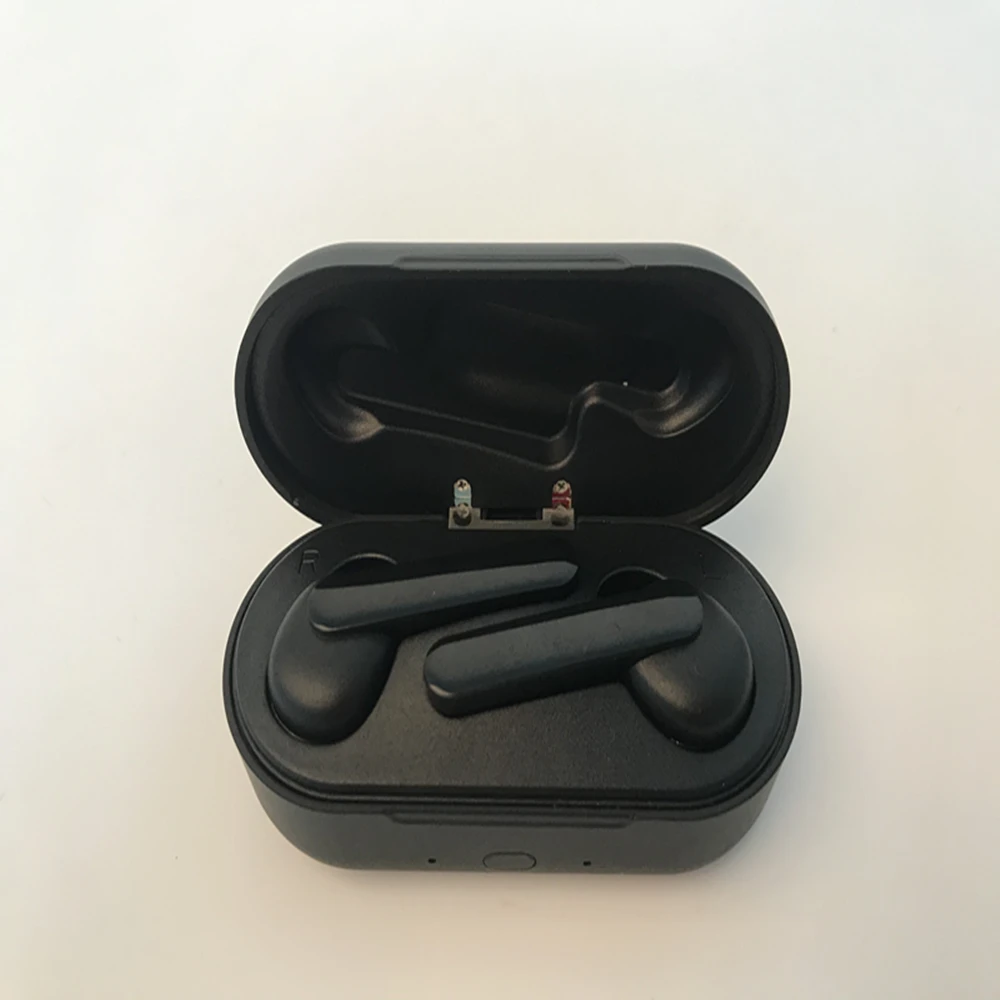 Linkmusic T01 TWS Bluetooth наушники беспроводные наушники стерео наушники спортивные наушники гарнитура с зарядным устройством для телефона - Цвет: T01-TWS-Black