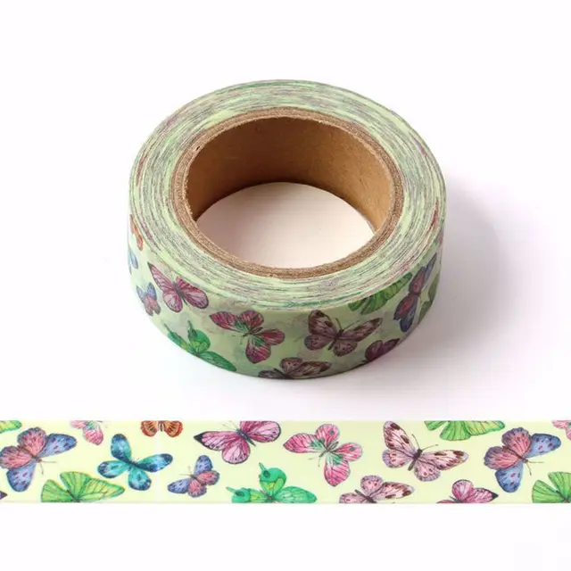 Washi Tape Paper tape Christmas Snowmen with Candy Canes 15 mm x 10 m