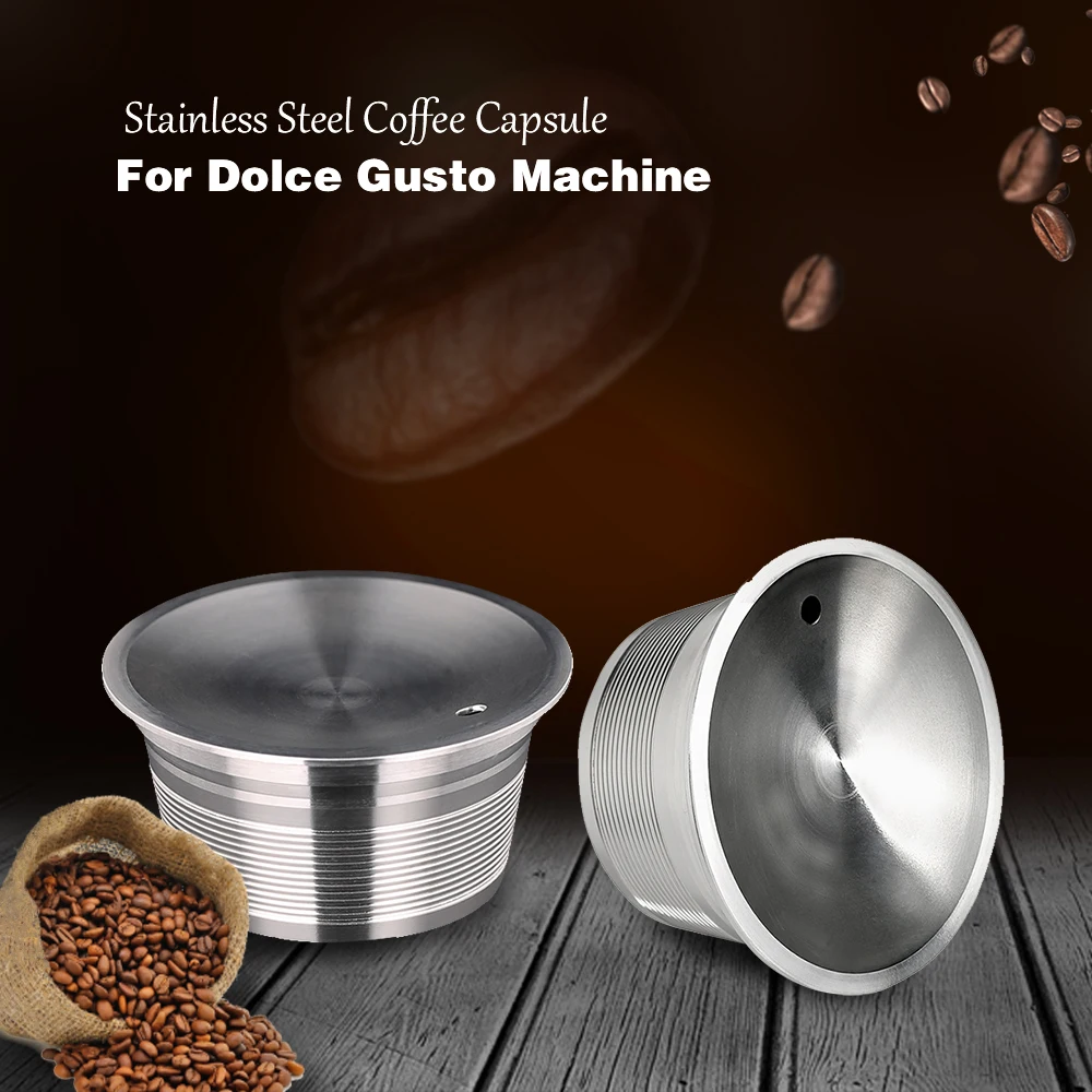 Многоразовые капсулы для кофе Dolce Gusto из нержавеющей стали|Фильтры кофе| |