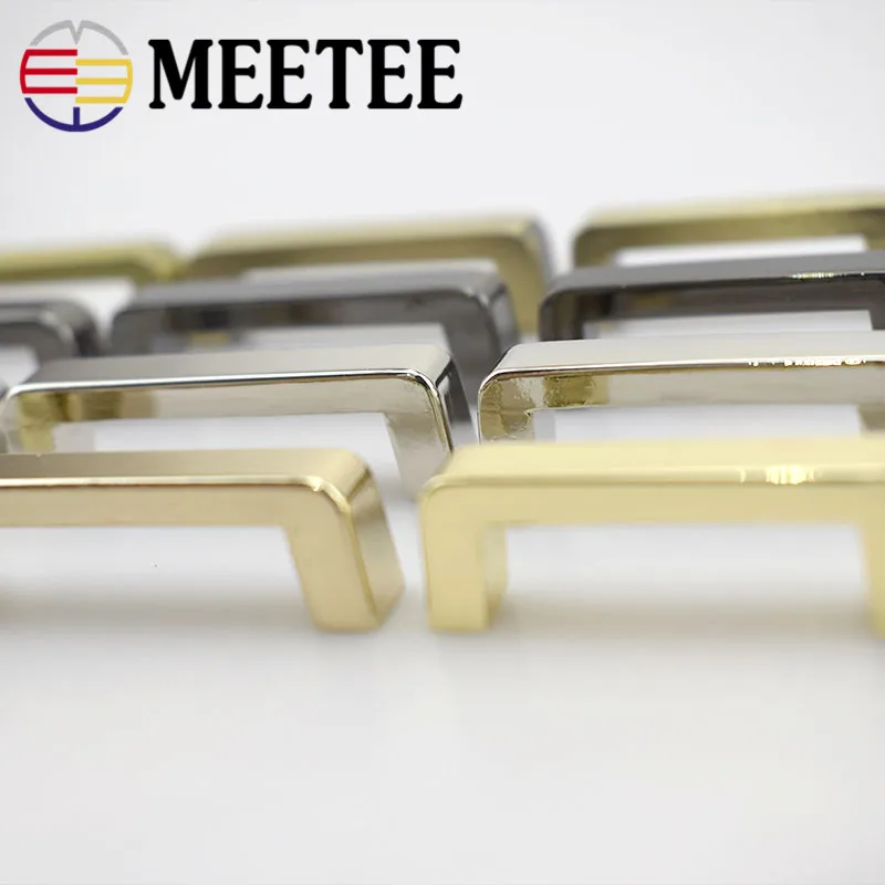 5/10 шт. Meetee 38 мм металлический ремень для сумки арочный мостик пряжки с винтом