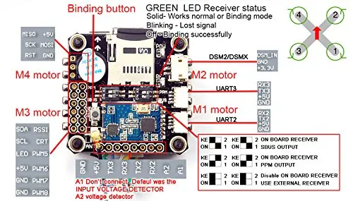 

Hot F19759 RacerCube SP Racing F3 EVO Flight Controller FC Integrated 4in1 ESC PDB MWOSD Frsky 8CH PPM SBUS Receiver