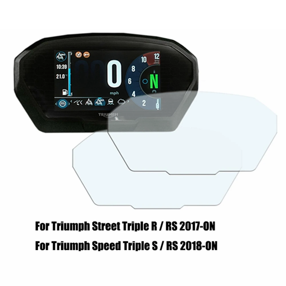 Motorcycle Screen Protector Film for Triumph Street Triple R/RS Speed Triple S/RS