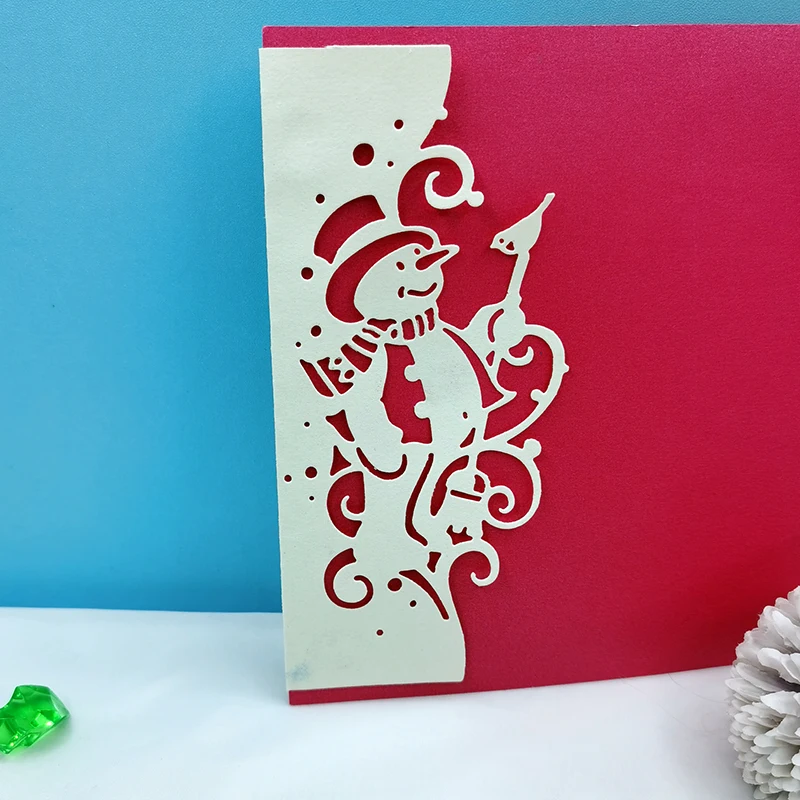 

Snowman Cutting Dies for Scrapbooking Album Paper Cards Decorative Crafts Embossing Folder Card Metal Die Stamps And Dies