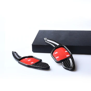 

2pcs/Pairs Carbon Fiber Steering Wheel Shift Paddle Extension For S8 Q3 Q5 Q7 R8 2013 2014 2015 2016