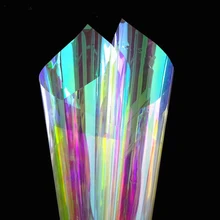 3M Ein Weg Spiegel Fenster Film Reflektierende Dekorative Farbwechsel Schillernden Glas Farbton Regenbogen Wirkung Aufkleber UV Schutz
