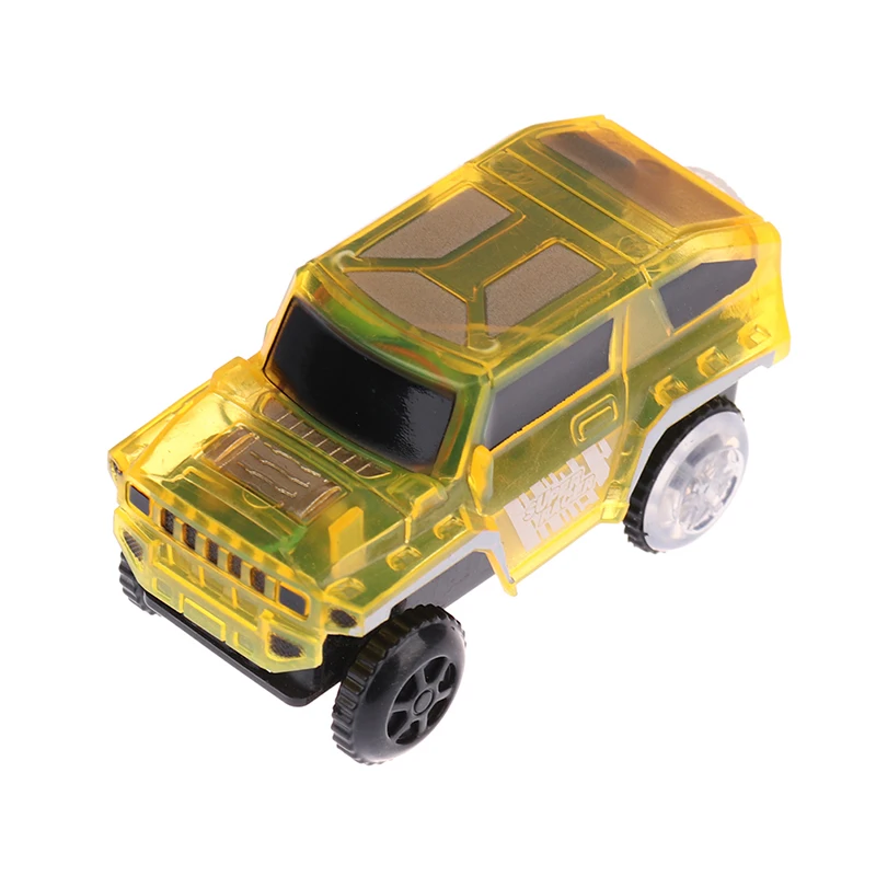 Electronics Special Car for Magic Track Toys With Flashing Lights Educational Kid Railway Luminous Machine Car brinquedos 7