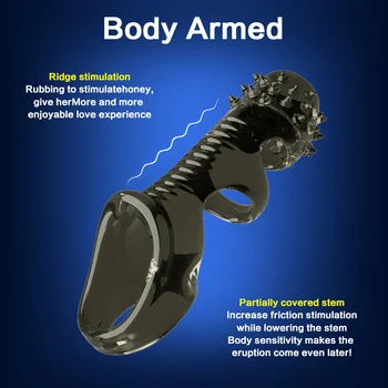 Dildo Translucent Reusable Wearable Big Dildo Realistic Fake Dick Penis Butt Plug Sex Toys for Woman Men Vagina Anal Massage 5