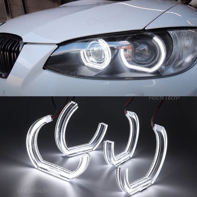 Phares Angel Eyes DTM Anneaux LED pour BMW Série 3 Berline E90 (2005 à