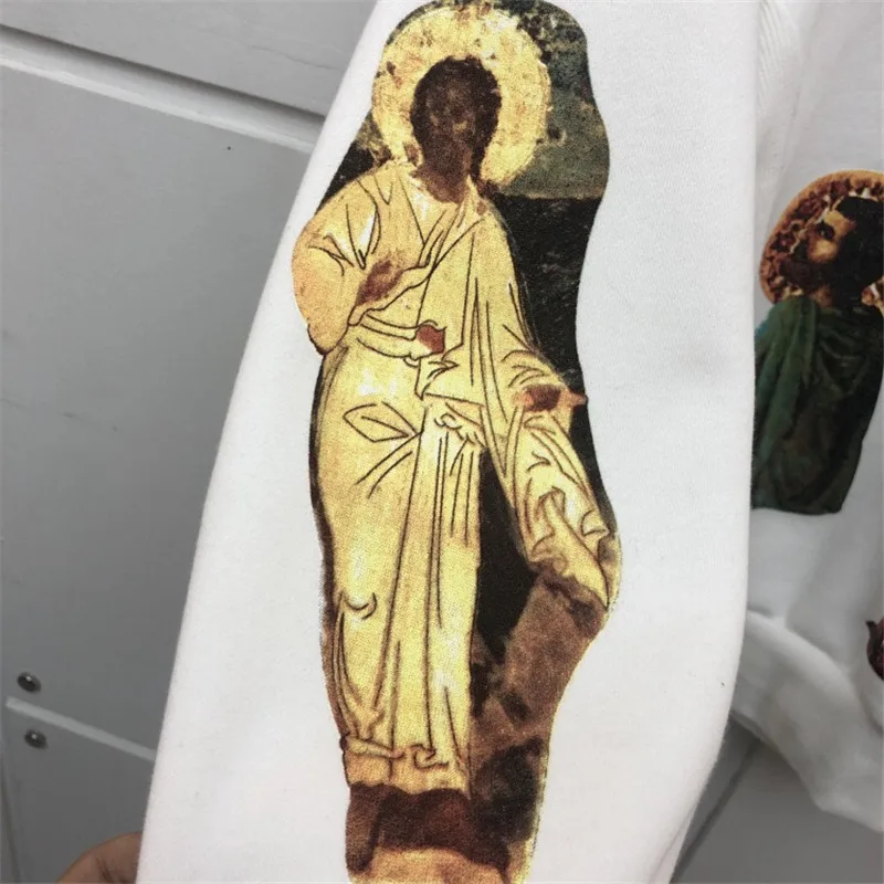 Kanye West, качественные толстовки с надписью «Jesus Is King», женские и мужские толстовки, толстовка в стиле хип-хоп, толстовки с капюшоном, пуловеры для мужчин