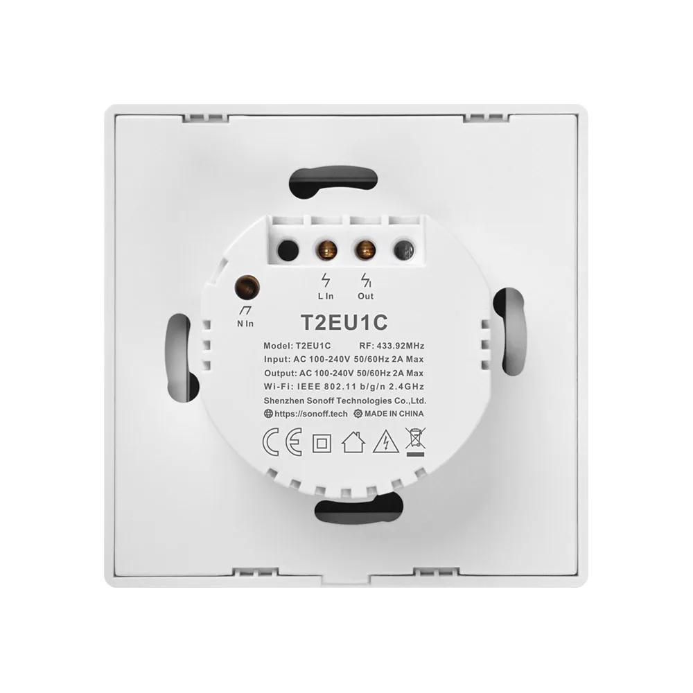 Sonoff TX T2 EU 1 2 3 Gang Wifi переключатель умный дом Дистанционное управление RF настенный