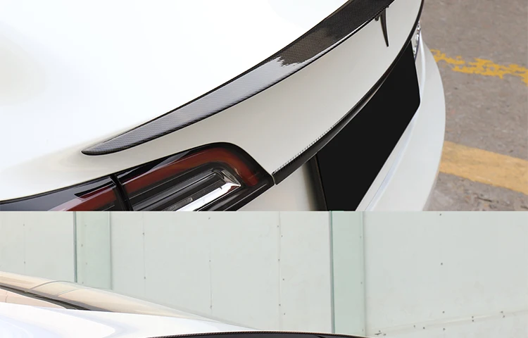 LUCKEASY высокопроизводительная версия автомобиля ABS Багажник крыло спойлер для Tesla модель 3- купе производительность багажник спойлер крыло