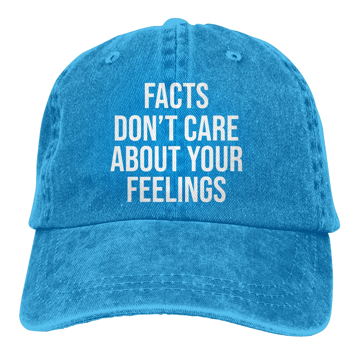 Facts Don't Care To Your Feelings Casquette черные унисекс Мужские Женские джинсовые бейсболка с ремешком Регулируемая Кепка для гольфа