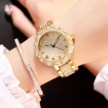 Novo relógio de quartzo mulher relógios senhoras céu estrelado à prova dwaterproof água aço feminino pulseira relógios feminino relogio feminino montre femme