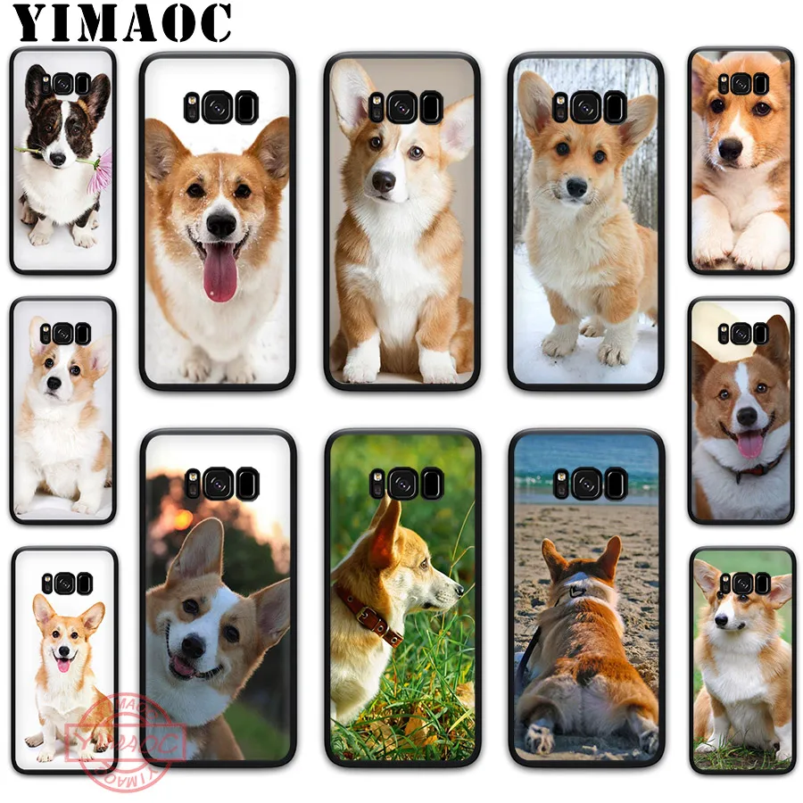 Мягкий чехол YIMAOC Corgi для Samsung J4 A20E A70S A51 A71 A81 A91 J6 Prime J8 2018 J7 Duo | Мобильные телефоны и