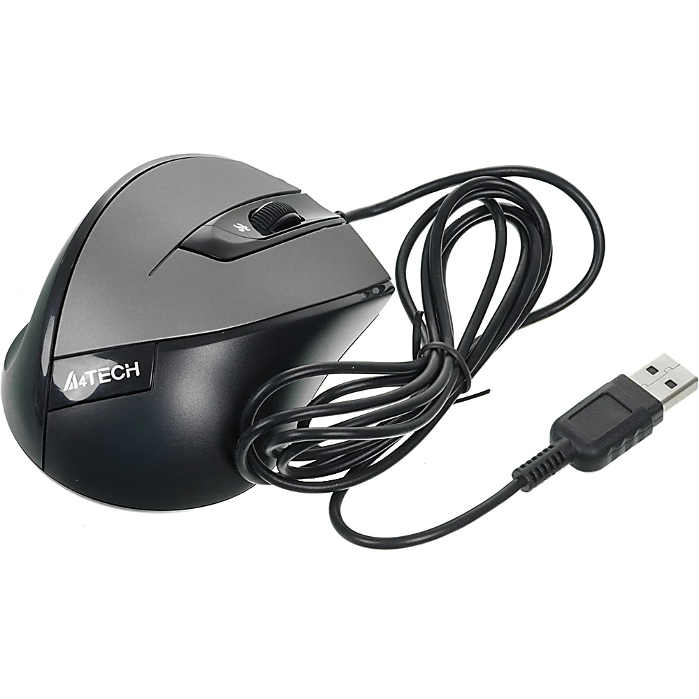 Мышь A4 V-Track Padless N-600X-2 серый оптическая(1600dpi) USB(3but