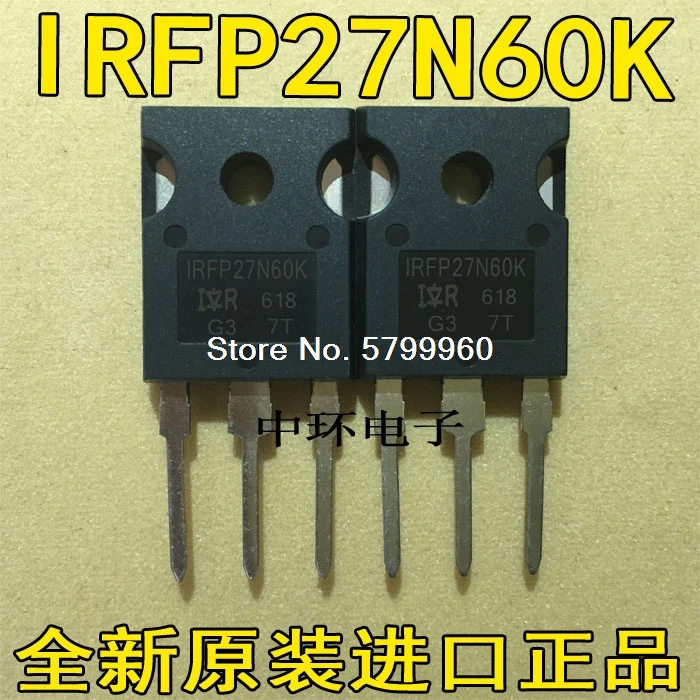 10pcs/lot IRFP27N60K IRFP27N60KPBF 27N60 600V27A transistor | Электронные компоненты и принадлежности