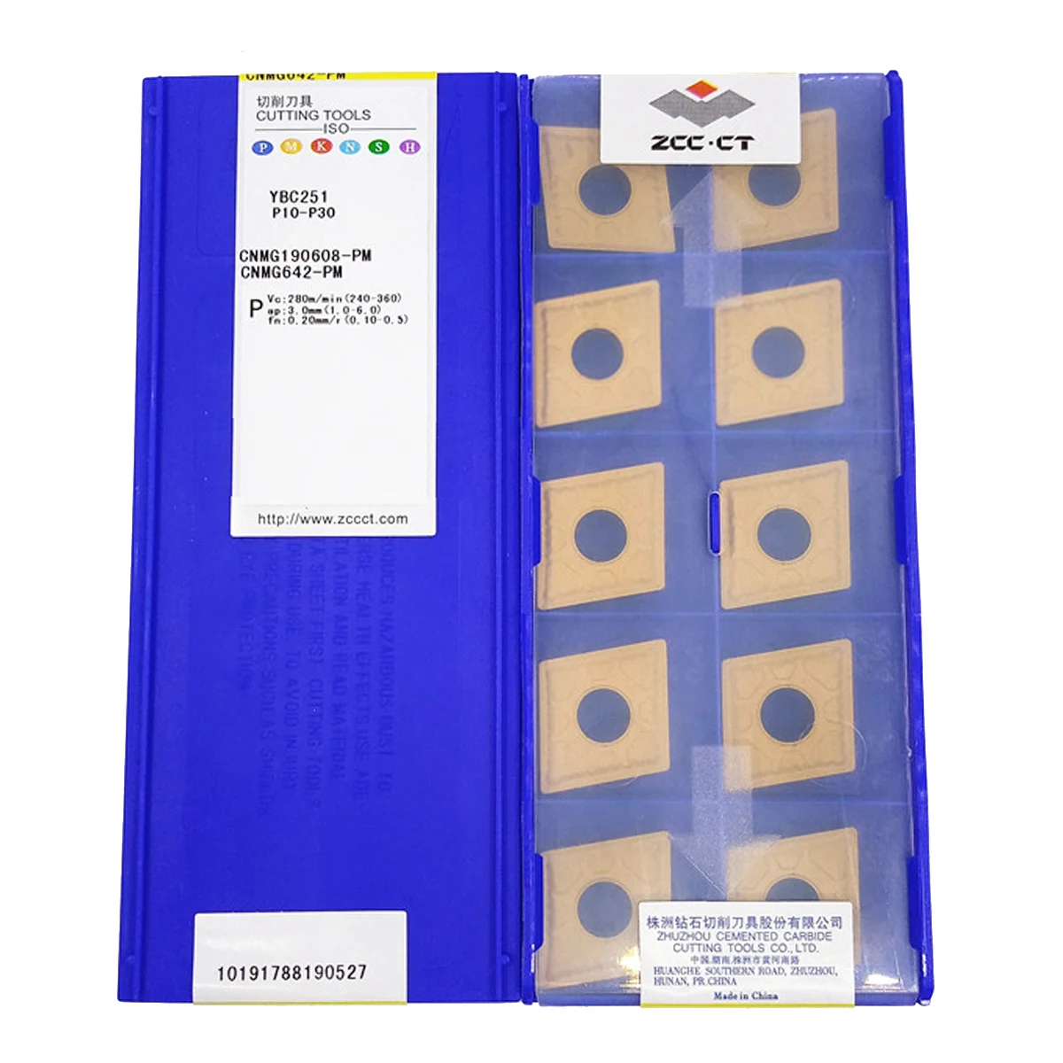 

ZCC.CT CNMG190608-PM YBC251/CNMG190612-PM YBC251/CNMG190616-PM YBC251 карбидные вставки 10 шт. токарные инструменты с ЧПУ