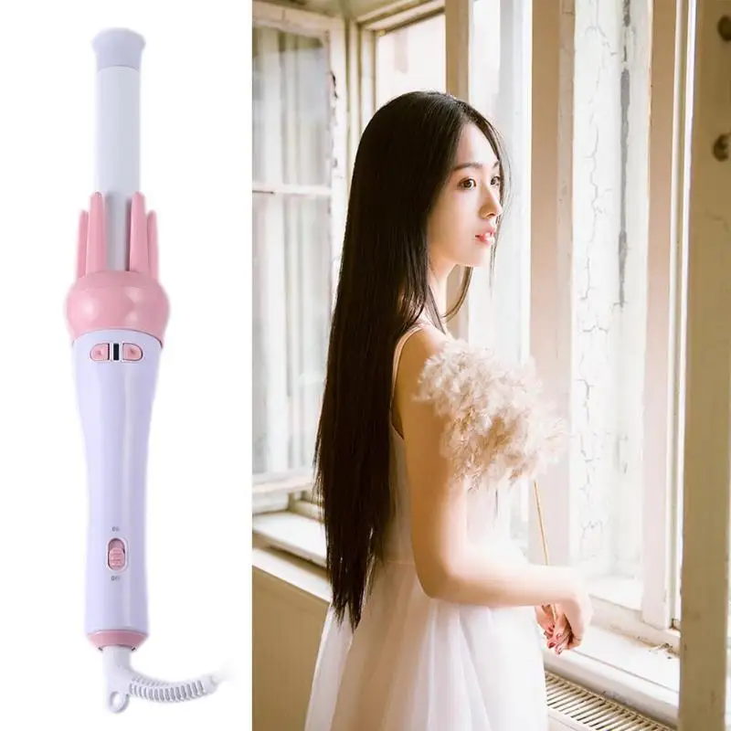 Automatic Hair Curling Iron Rod Stick Tourmaline Ceramics Hair Curler Fast DIY Hair Styling Ceramic Heating Rod
