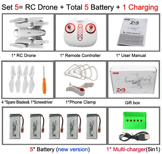 new version Syma Z3 Smart Foldable FPV RC Quadcopter Optical Flow Drone with HD Wifi Camera Real-time Altitude Hold Flow Hover remote control helicopter price RC Helicopters