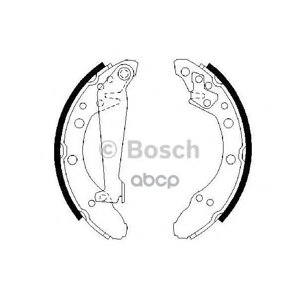 Тормозные Колодки 0986487536 Bosch арт. 0986487536