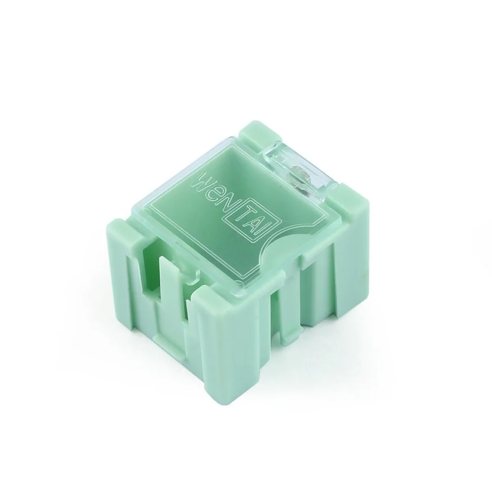 50pcs Small Tool Screw Object Electronic Component Storage Box Laboratory Case SMT SMD Automatically Pops Up Patch Container