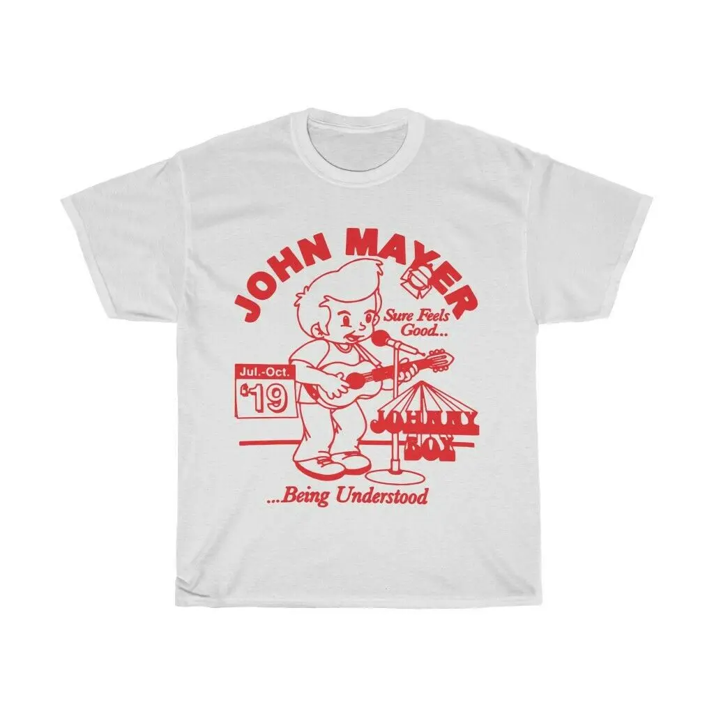 

John Mayer Online Ceramics 2019 Tour T-Shirt Unisex Heavy Cotton Tee