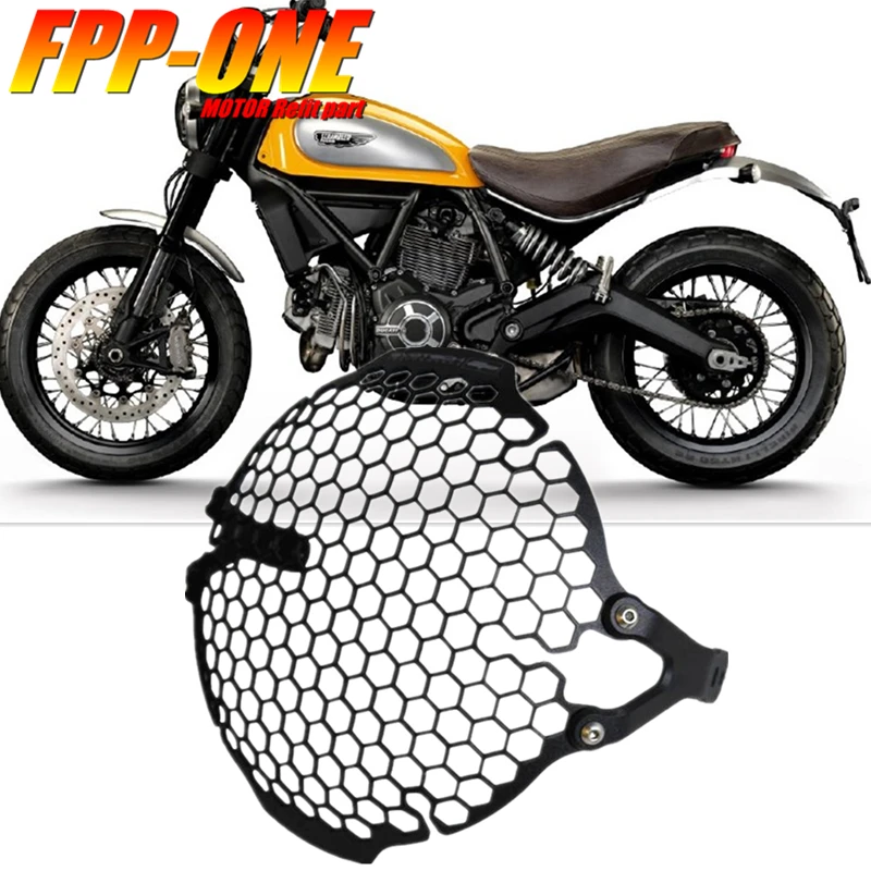 Scrambler800 Scrambler400 Motorcycle Accessories Headlight Cover For Ducati Scrambler 800 400 Ep Evotech Covers Ornamental Mouldings Aliexpress
