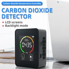 Détecteur de CO2, thermohygromètre multifonctionnel, analyseur de gaz Intelligent, moniteur numérique de Pollution de l'air domestique