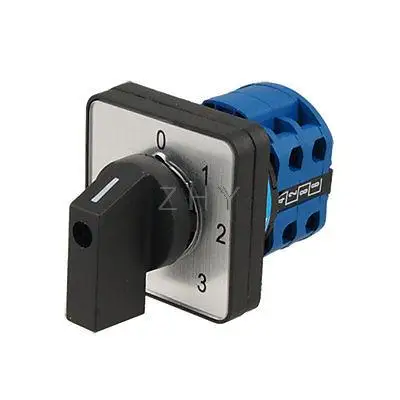 

One Off 3 ON Control Change Over Rotary Cam Switch 20A