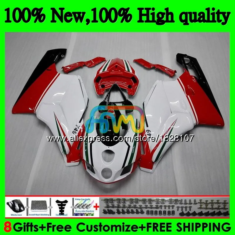 OEM тело для поездок на мотоцикле DUCATI Красный Белый Черный 749-999 749S 999 749 999 03 04 Кузов 78BS. 5 749 999 S R 749R 999R 2003 2004 обтекатели комплект