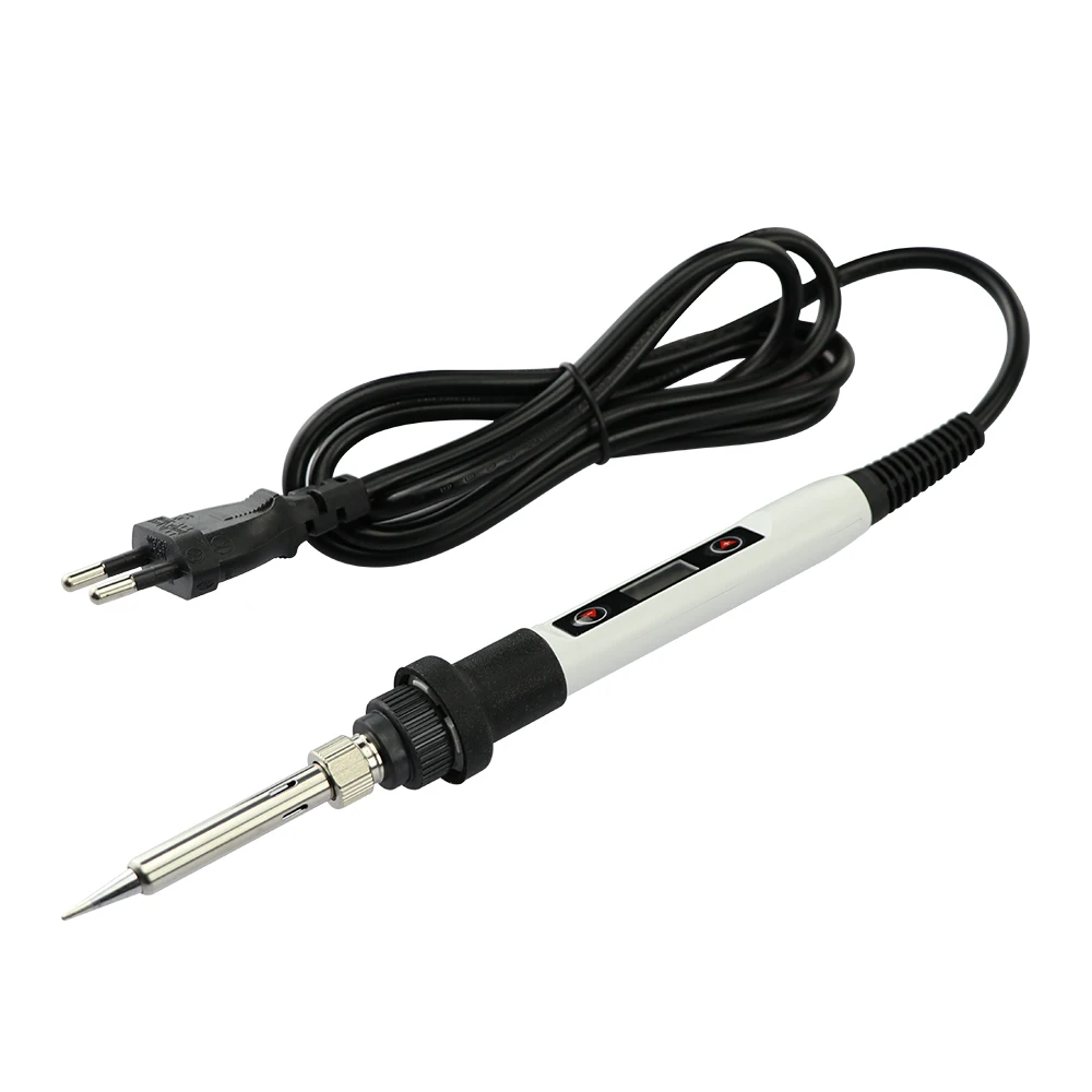 60W/80W Adjustable Temperature Electric Soldering Iron 220V 110V Soldering Iron Accessories Magnifying Glass Set 5