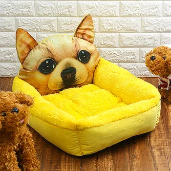 

New Washable Soft Kennel Dog Pet Litter Deep Sleep Comfortable Cat Bed Winter Pet Bed Puppy Mat Pet Lounger Cushion Hot Sale