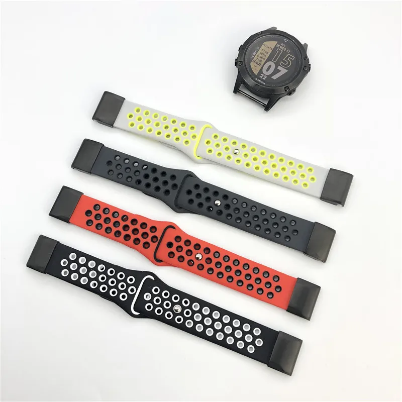 Браслет для наручных gps-часов Garmin Fenix 5x/6/5/инстинкт ремешок для наручных часов 22 мм Силиконовые Quick Fit Браслет для часов для Forerunner 935 945