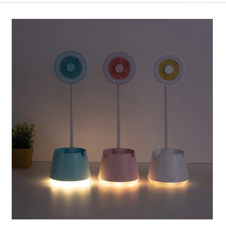

Multifunctional desk lamp fan usb mobile phone bracket home office small fan desktop desk lamp small fan Electric Cooling Fan