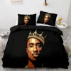 2Pac Bedding Set Single Twin Full Queen King Size Tupac Amaru Shakur Bed Set Aldult Kid Bedroom Duvetcover Sets 3D Print 043 4