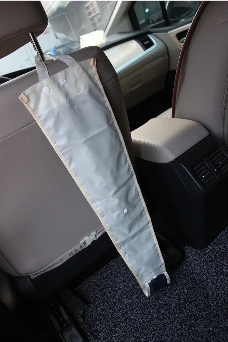 Заднее сиденье автомобиля водонепроницаемая сумка для хранения зонтов Ткань Оксфорд Автомобильная подвесная сумка для хранения зонта держатель для мелочей