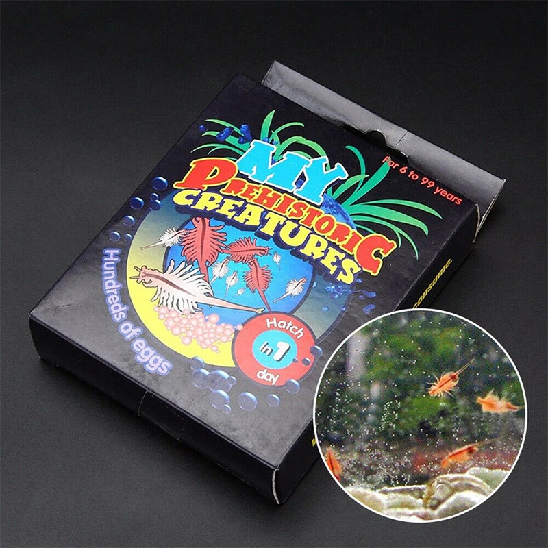 DIY Growing Instant Artificial Sea Monkey Eggs Pouch Nutrients Ocean Zoo Toddler Toy