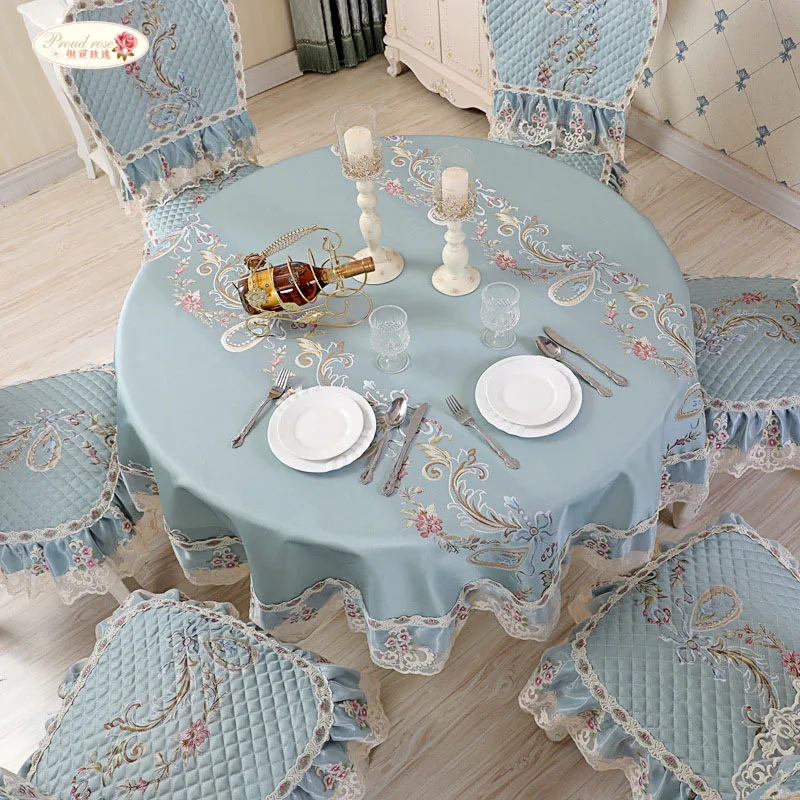 Proud Rose European Round Table Cloth Chair Cushion Big Size Cover Cloth Lace Bedside Table Cover Desk Covers Home Decoration Buy At The Price Of 21 90 In Aliexpress Com Imall Com