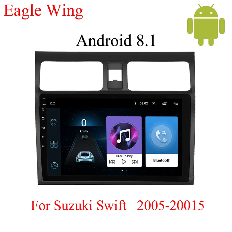 Android 8.1car dvd мультимедийный плеер для Suzuki Swift 2005-2015 с Автомагнитола gps Мультимедиа