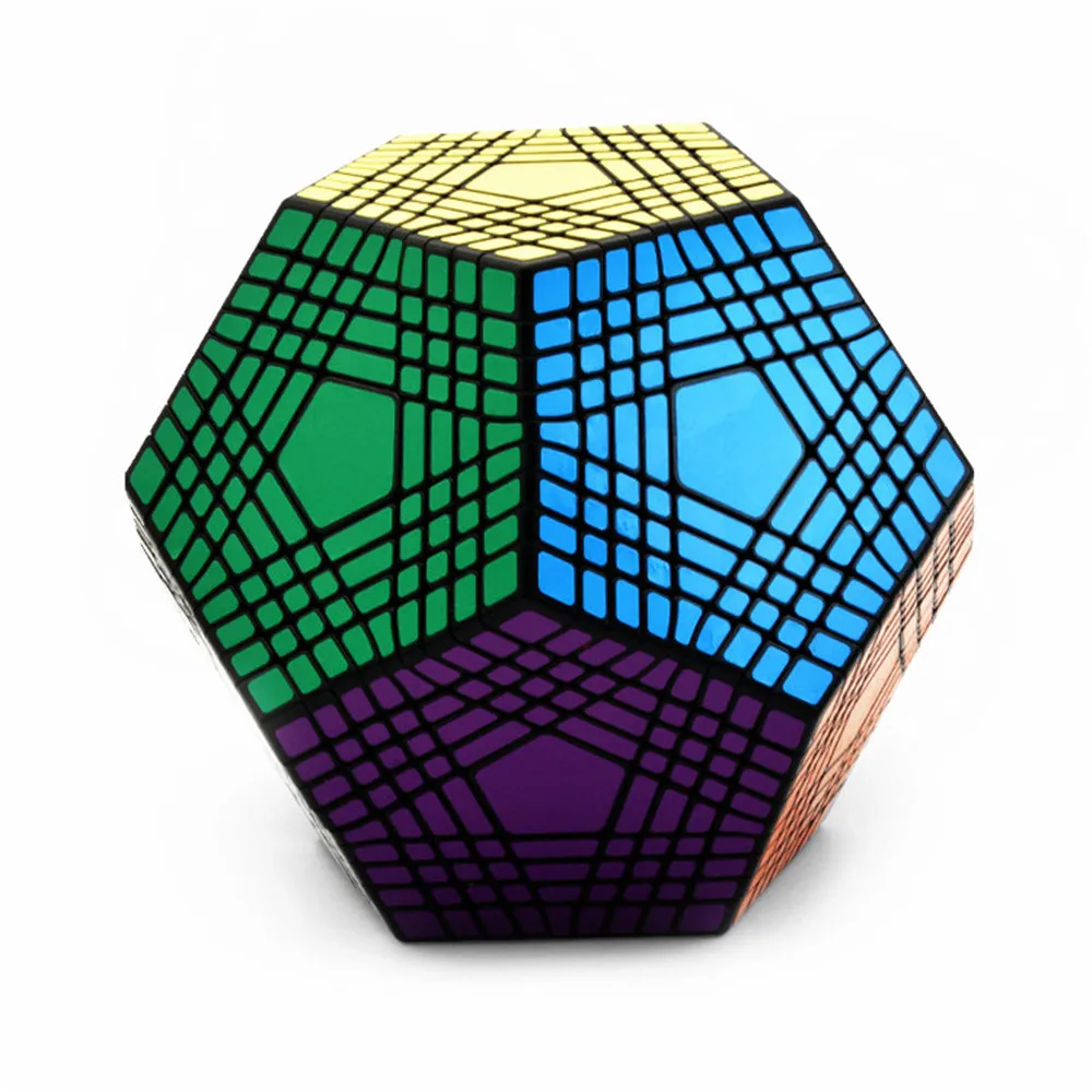 ShengShou 9x9x9 megaminxed Megaminx Профессиональный конкурсный черный магический куб ультра-Гладкий 9x9 кубар-Рубик на скорость детские игрушки подарок