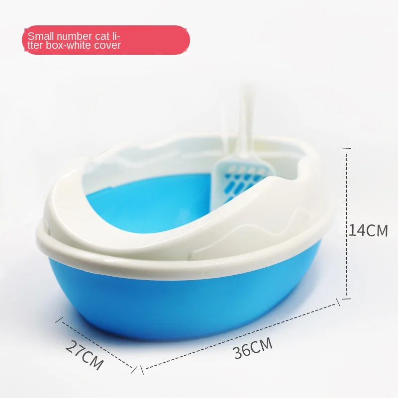 Pet Toilet Bedpan Anti Splash Cats Litter Box Cat Dog Tray with Scoop Kitten Dog Clean Toilette Home Plastic Sand Box Supplies Pet Toilet Bedpan Anti Splash Cats Litter Box Cat Dog Tray with Scoop Kitten Dog Clean Toilette Home Plastic Sand Box Supplies