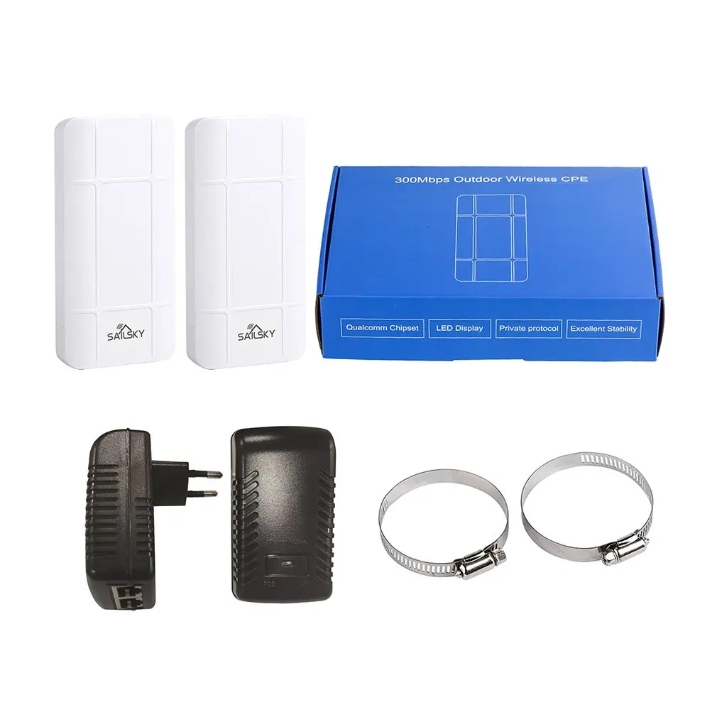 SAILSKY SY205 Long Range WiFi Extender Outdoor Wireless Bridge 2.4GHz