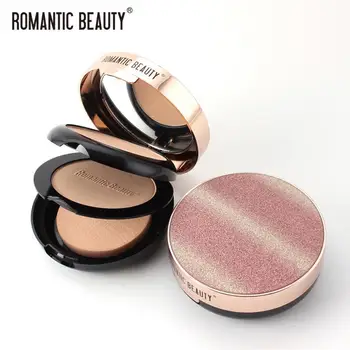 

Romantic Beauty Double Layer Face Powder Oil-control Brighten Concealer Make Up Pressed Powder With Puff Pressed powder TSLM1