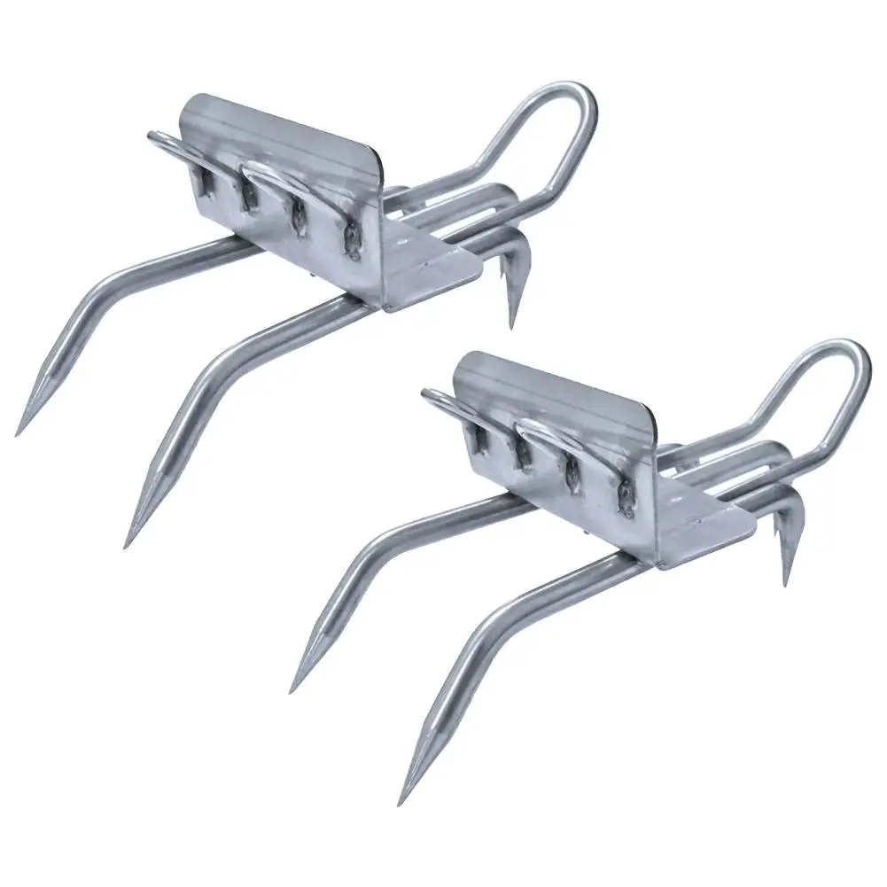 

Tree Climbing Tool Pole Climbing Spikes Stainless Steel Tree Shoes 5 Claw Field Spurs Spikes Preservative Anti-aging Safe Clambe