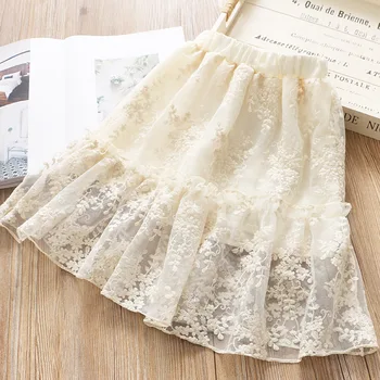 

girls lace skirts 2020 spring kids tutu skirts fashion high-grade girls clothing wholesale 5pcs/lot