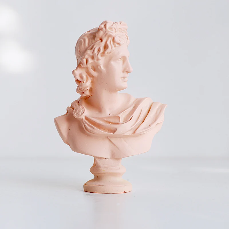 Головные портреты Давида бюст статуя Michelangelo Buonarroti смолы ремесленника Офис Отель гостиная украшения подарок - Цвет: 23