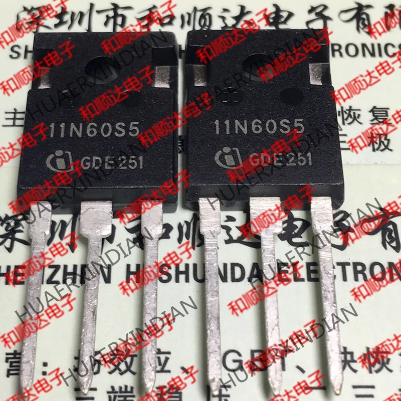 5 шт., новые оригинальные кнопки SPW11N60S5 11N60S5-247 600V 11A