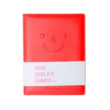 Памятка Очаровательная Мини милая улыбка дневник ноутбук портативный смайлик бумажная записная книжка L41E