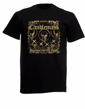 

Candlemass Psalms for the dead Mens Black Rock T-shirt NEW Sizes S-XXXL